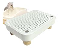 Litter Box Ramp Non-Slip Litter Step Filter Function Mat Ramp | Washable Kitten Poop Ramp for Indoor Area, Outdoor Area, Home, Living Room, Veterinary Clinic, Dormitory Room, Multi-Pet
