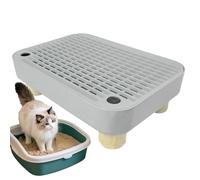 Litter Box Ramp Senior Cat Filter Function Litter Step | Washable Kitten Poop Ramp for Indoor Area, Outdoor Area, Home, Living Room, Veterinary Clinic, Dormitory Room, Multi-Pet