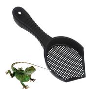 Litter Box Scoop - 14.8x6.7x2.3cm Sieve Cleaning Tool, Cat Litter Scoop, Cat Handy Sand Sifter with Holder | Efficient Cleaning Multifunctional Kitten Pooper Lifter for Frog, Turtle, Snakes Lizard