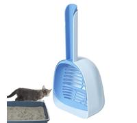 Litter Box Scooper - Integrated Litter Shovel With Holder | Multi-Function Pet Shovel Scoop For Cat Litter, Pet Breeding Supplies Cat Lovers For Courtyard, Living Room, Bedroom, Balcony