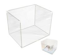 Litter Box Splash Guard - Effective Splash Prevention, Easy Clean Foldable Litter Pan, High Sided Cat Toilet Training Kit | For Living Room Apartment Balcony Bedroom Home