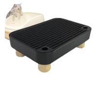 Litter Box Step - Anti-Tracking Kitten Poop Tray Stair | Senior Cat Litter Stair With Filter Function, Cat Poop Step, Pet Bedding & Furniture For Indoor Outdoor Home Apartment Living Room