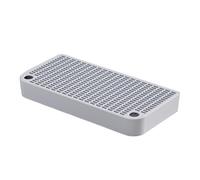 Litter Box Step, Double Layer Litter Mat, Pet Trap, Waterproof, Lightweight, 32x16x4cm/12.6x6.3x1.57 Inches, Dark Gray, Light Gray, Black, Perfect For Pets