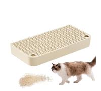 Litter Box Step, Double Layered Litter Trapper with Filter Function, 12.6 x 6.3 x 1.57 Inch Bunny Litters Mat, Waterproof Home Kitten Toilet Ramp Pedal for Pet, Bunny, Animal