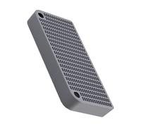 Litter Box Step, Double Layered Litter Trapper with Filter Function, 12.6x6.3x1.57 inches Bunny Litters Mat, Waterproof Home Kitten Toilet Ramp Pedal for Pet, Bunny, Animal