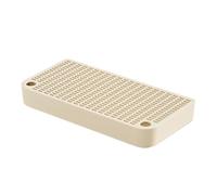 Litter Box Step, Double Layered Trash Trapper, 12.6x6.3x1.57 Inch Filter Function & Sturdy, Waterproof Pet Ramp Pedal for Home Use, Designed to Kittens, Bunnies, and Small Animals