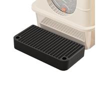 Litter Box Step, Kitten Toilet, Double Layered Litter Trapper, Filter Function, Waterproof Ramp Pedal, Home for Pets, Bunny And Animals, 12.6x6.3x1.57 inches