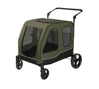 Litter Boxes- Medium and Large Dog Pet Stroller, Carbon Steel Dog Cat Stroller, Outdoor Pet Scooter Cat Litter Box