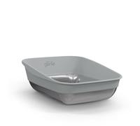 Litter Genie Platinum Stainless Steel Litter Box | Durable, Modern Design, 360° Visibility, Anti-Slip Pads