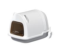 Litter Pan Enclosed Cat litter box, Large Hooded Portable Toilet, Easy Cleaning and Anti-Splashing Litter Tray, Box for Small to Sized Cats