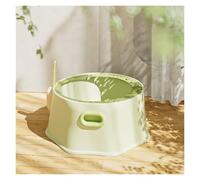 Litter Pan Litter Box with Scoop, Easy to Install, Open, Rabbit, to Clean(Green)