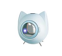 Litter Pan Pet Drying Box Home Water Blowing Machine Cats Dogs Dryer Hair Dry Bath(Blue)