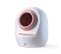 Litter Pan Smart cat toilet fully automatic litter box cleaning enclosed large supplies shovel feces(Pink)