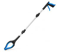 Litter Picker | 3-Section Folding Litter Picker, 91cm Extended Reach, 30cm Folded, Trigger Grabber Jaws for Home, Garden & Outdoor Use