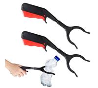 Litter Pickers,2Pcs Grabber Stick Litter Picker for Disabled,Multifunctional Grabber Stick,Grabbers for Disabled,30cm Pick Up Tool,Helping Hand Grabber to Pick Rubbish,Weeds,Leaves