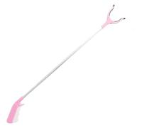 Litter Pickers, Grabber Reacher Tool, Grabber Tool Pickup Tool Trash Picker Pick Up Stick(Light red)