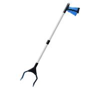 Litter Pickers, Grabber Reacher Tool, Steel Portable Pick Up Stick Strong Grip for Store Shelves(Blue)
