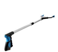 Litter Pickers Grabber Stick, 32 inch Foldable Blue Picker Upper Grabber Reacher Tool for Elderly Mobility Aids