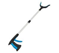 Litter Pickers Grabber Stick, Reacher Grabber Tool Foldable Blue 32 inch Extended 16 Folded 2 pcs