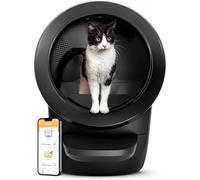 Litter-Robot 4 Automatic Self-Cleaning Cat Litter Box - Black | WiFi-enabled smart litter box, works with any clumping litter, reduces odours, includes 2-year WhiskerCare warranty