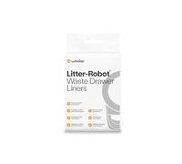 Litter-Robot Waste Drawer Liners by Whisker, 100 Pack - Litter Box Liners, Custom Fit for Litter-Robot, 34-42 Litres of Capacity, Quick to Install and Easy to Empty