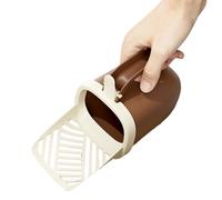 Litter Scoop with Stand, Hanging Waste Tray for Poop Scoop, Poop Scoop with Holder for Bin Bag | For Cat, , Hamster, Dog, Indoor, Outdoor, Travel, Apartment