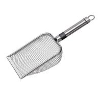 Litter Scoops Pet Poop Shovel Large Kitten Pooper Hollow Metal Scooper For Most Type Litter Cleaning Tool