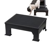 Litter Step | Adjustable Non-Slip Easy-Clean Stool | Cat Litter Box Catcher Pedal Step,for Kitten Small Medium Senior Breed Apartment Home Patio RV Indoor Outdoor