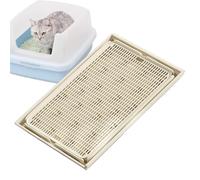 Litter Trapping Mat - DualLayer Design, Anti Slip Bottom | Duraable Scratch Resistant Surfacee, Efficiently Traps Scattered Litter, Easy to Wash Material, Suitable for Comfort, Rooms, Cats, Pets