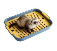 Litter Tray for Small Pets, Removable and Reusable Pet Toilet | Small Companions Clean Tray | Suitable for Squirrels Chinchillas Hamsters Hedgehogs
