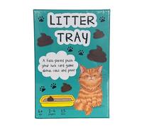 Litter Tray - Hilarious Push-Your-Luck Card Game, Fun Cat-Themed Game for 2-4 Players, Quick & Easy Family Game, Supports Animal Rescue