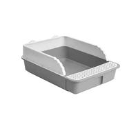 Litter tray, litter box, spill proof, easy to cleanLitter box with litter scoop, open top litter tray