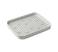 Litter Tray - Small Cat Litter Tray with Grid and Hay Feeder Station Corner Toilet for Hamsters and Guinea Pigs | Easy Clean Cat Litter Tray, Pet Toilet, Li Tray