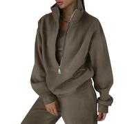 Litthing Tracksuit Womens Full Set Lounge Wear Sets 2 Piece Ladies Fleece Tracksuits Comfort Long Sleeve Activewear Zip Coat Tops Trousers Sets Fashion Casual Thermal Autumn Winter