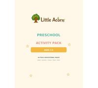 Little Acorn Preschool Activity Pack