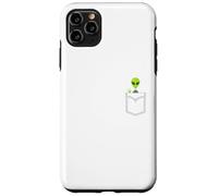 Little Alien Pocket, ET, SpaceShip, Area 51 UFO, UAP, DRONE Case for iPhone 11 Pro Max
