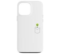 Little Alien Pocket, ET, SpaceShip, Area 51 UFO, UAP, DRONE Case for iPhone 13 Pro Max