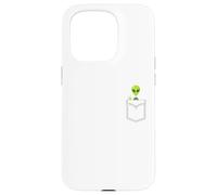 Little Alien Pocket, ET, SpaceShip, Area 51 UFO, UAP, DRONE Case for iPhone 15 Pro