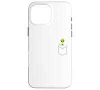 Little Alien Pocket, ET, SpaceShip, Area 51 UFO, UAP, DRONE Case for iPhone 16 Pro Max