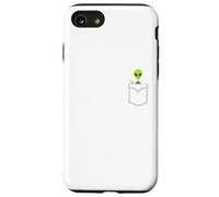 Little Alien Pocket, ET, SpaceShip, Area 51 UFO, UAP, DRONE Case for iPhone SE (2020) / 7/8
