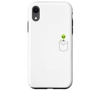 Little Alien Pocket, ET, SpaceShip, Area 51 UFO, UAP, DRONE Case for iPhone XR