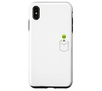 Little Alien Pocket, ET, SpaceShip, Area 51 UFO, UAP, DRONE Case for iPhone XS Max