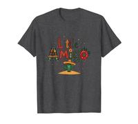 Little Amigo Mexican Boy Festive Southwest Cactus Fiesta T-Shirt, Men, Dark Heather Grey, 6XL