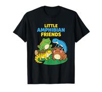Little Amphibian Friends - Cute Frog Toad Newt Kids T-Shirt