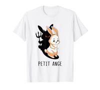 Little Angel & Little Funny Rabbit Devil for Children T-Shirt