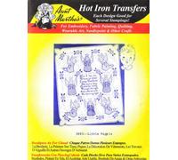 Little Angels Aunt Martha's Hot Iron Embroidery Transfer by Aunt Martha's