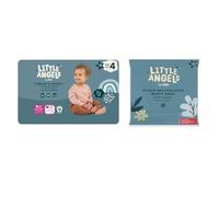 Little Angels Size 4 Nappies 48 Pack + 150 Nappy Bags