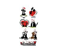 Little Animal Waterproof Temporary Tattoo Sticker Tattoos Body Art Fake Arm Tattoo Women(001)
