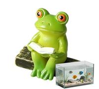 Little Animals Figures - Waterproof Cute Tiny Aquarium Figures | Aquarium Decor - for Shrimp Axolotl Snake Gecko Frog Pet Turtle Reptile Tank