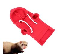 Little Animals Sweatshirt - Stop the Chills in Winter - Casual Miniature Style with Drawstring, Bust 20 cm + Lightweight 22 g, Thick Polar Fleece Fabric Sweater - for Porcelini d'& Walking